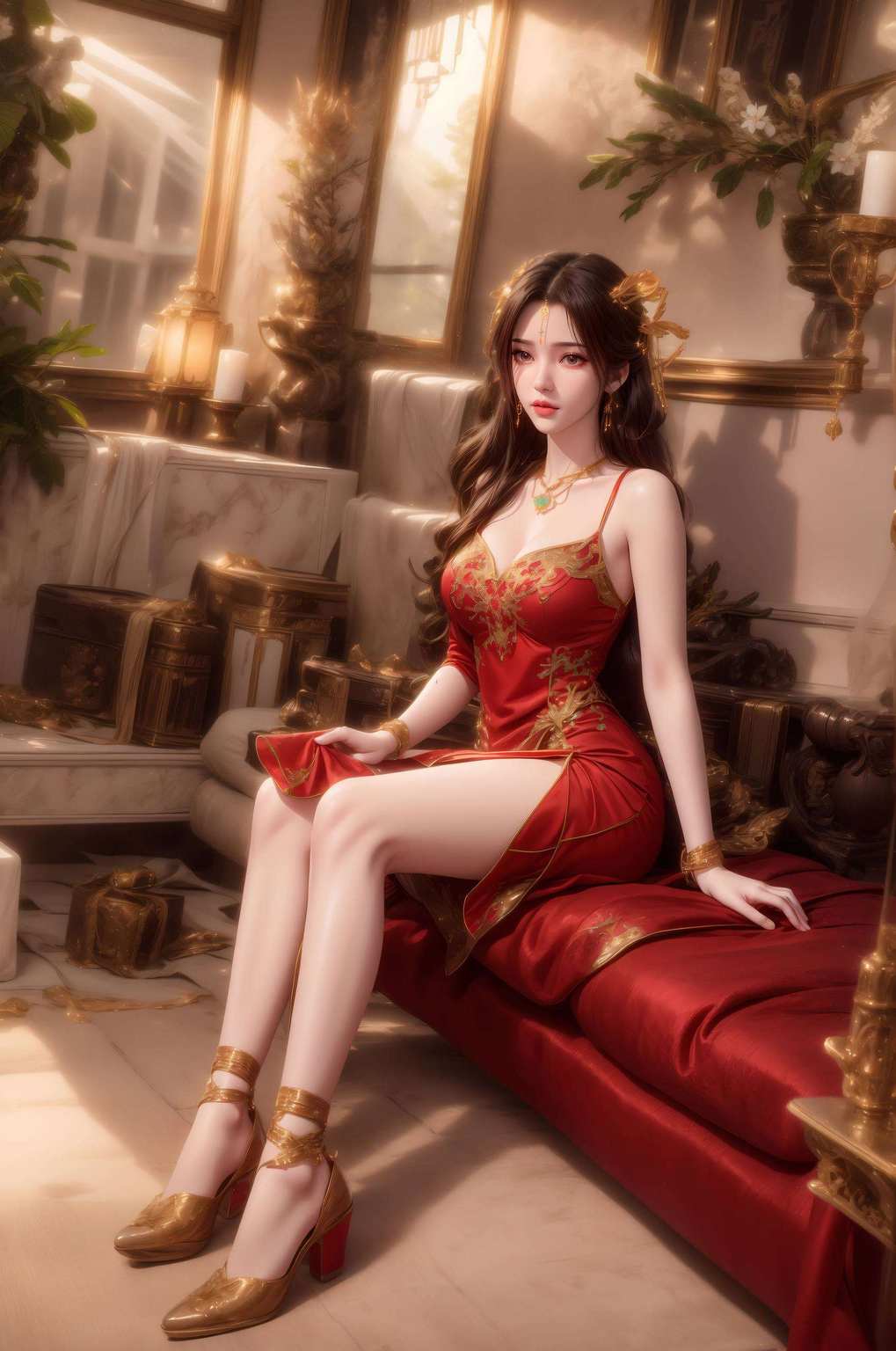 婉约佳人灵动壁纸