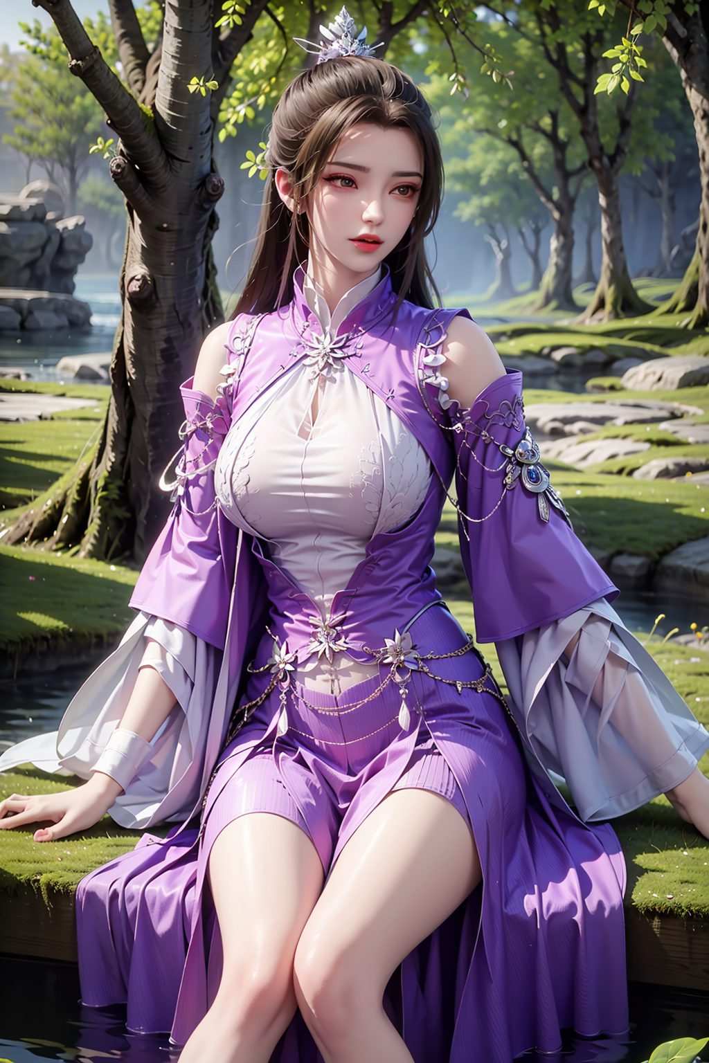 还把那些动漫女神们都比下去了柳眉妹妹
