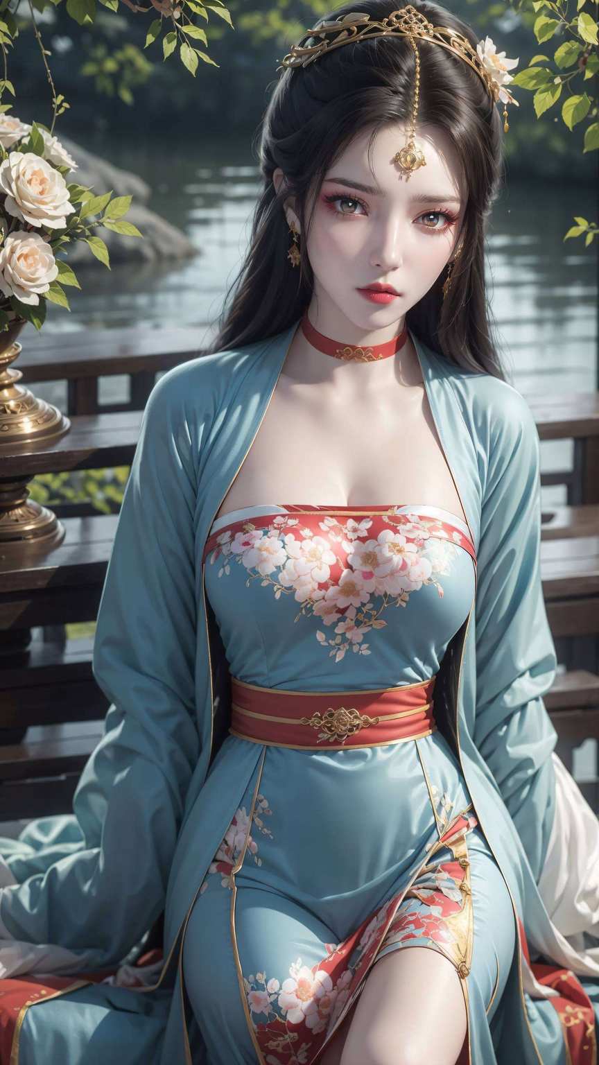 女神翩翩玄幻意境