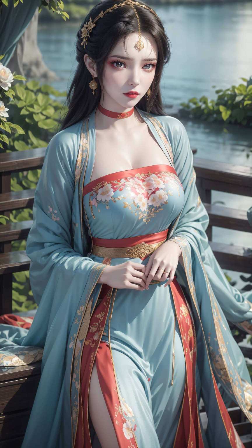 美女壁纸现墨云涌动