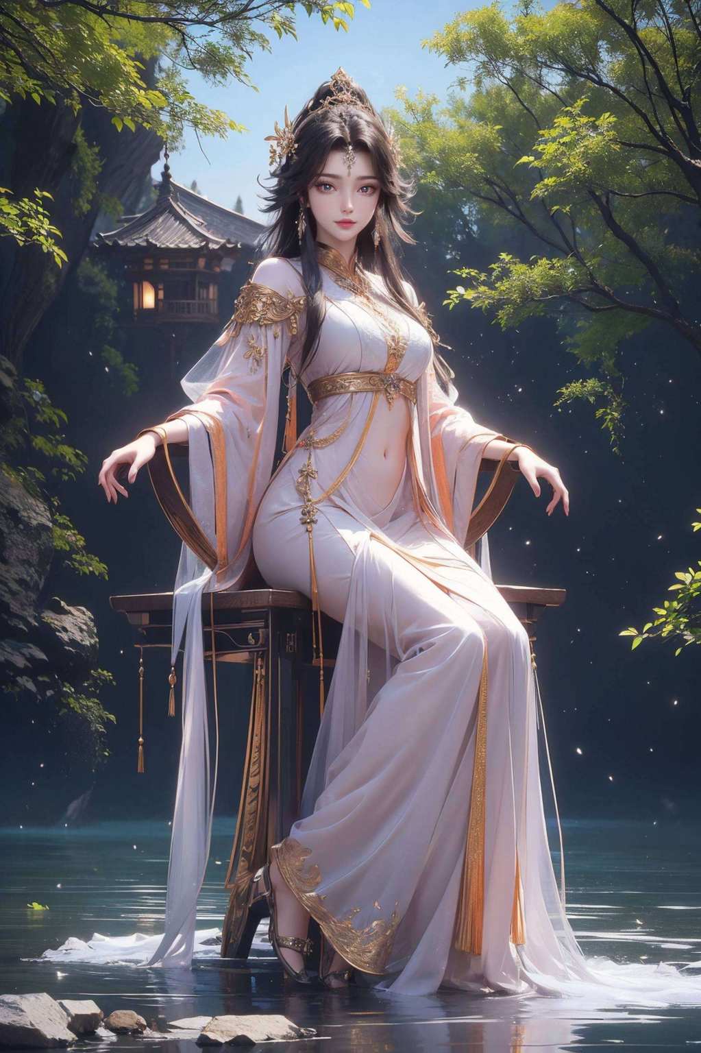以其飘逸的仙姿和深邃的眼神仙逆中的绝世女神