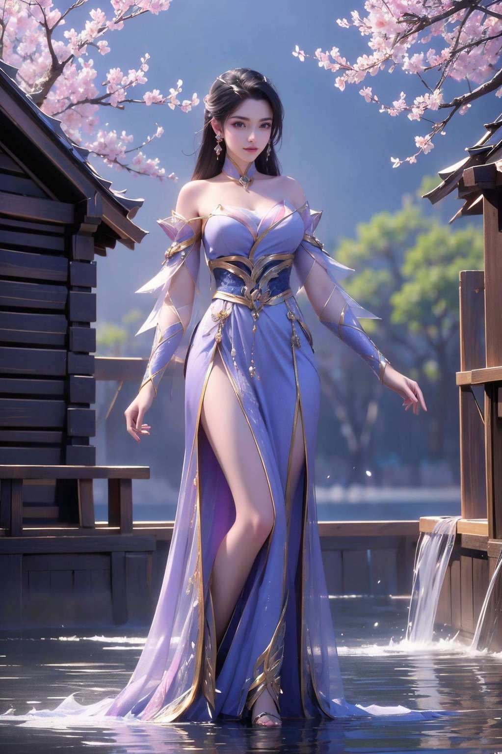 楚灵玉翩翩舞于仙武之巅动漫壁纸间