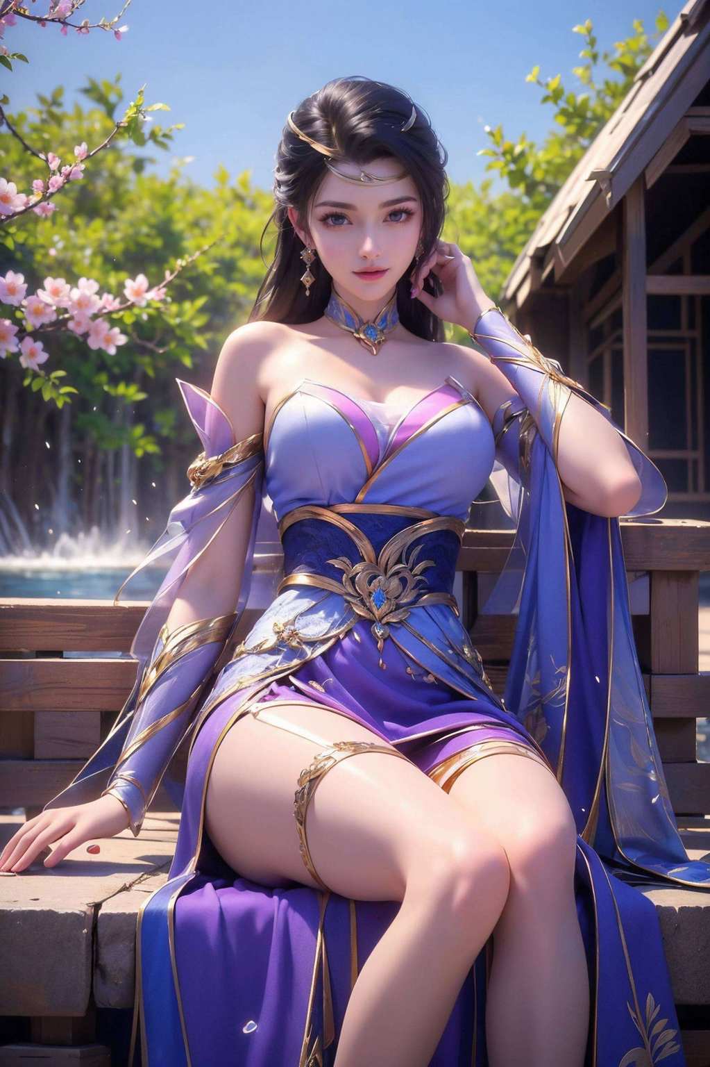 或凝神沉思灵动如玉