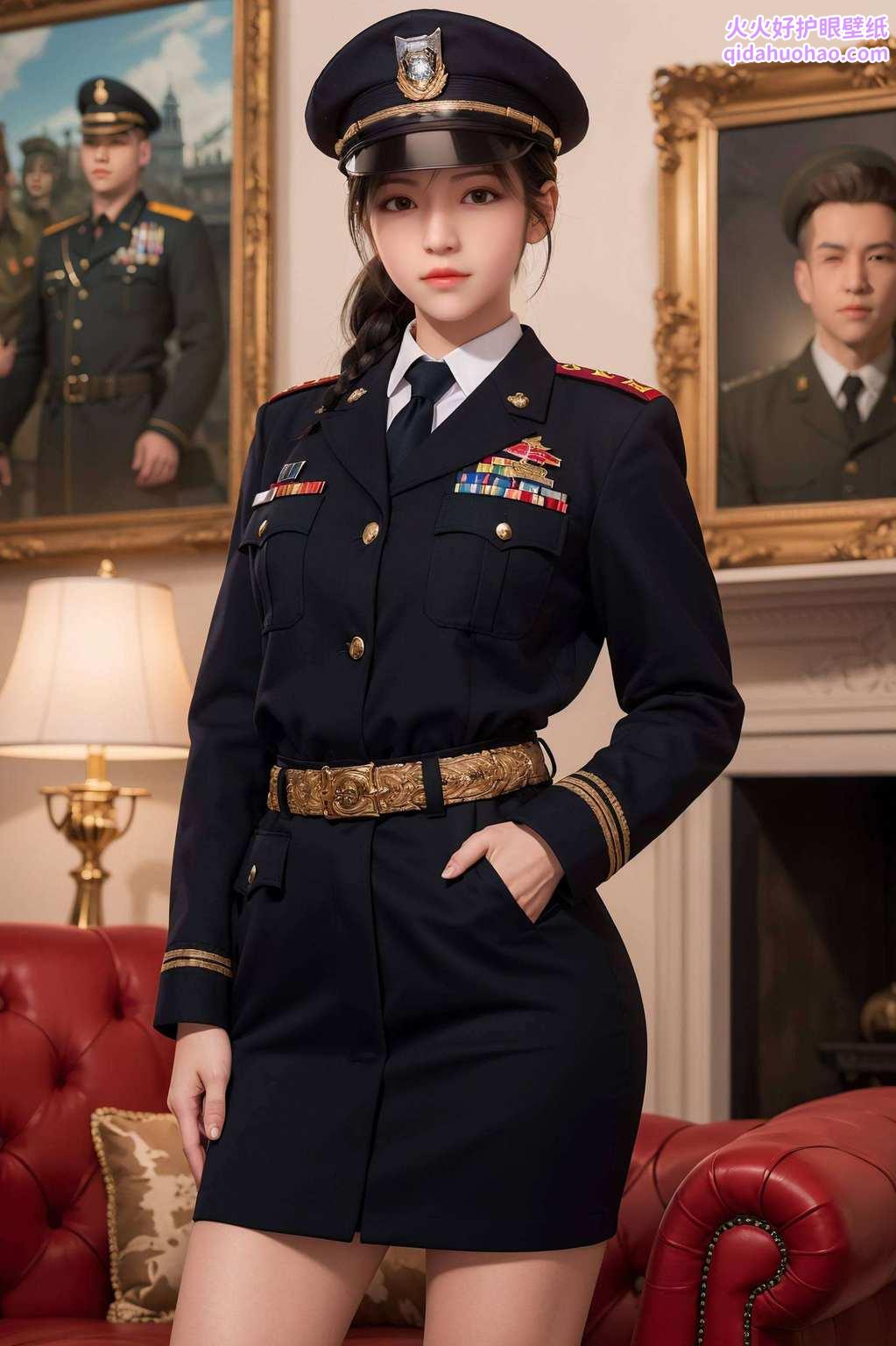 琪琳泪洒壁纸间玄幻之美动人心