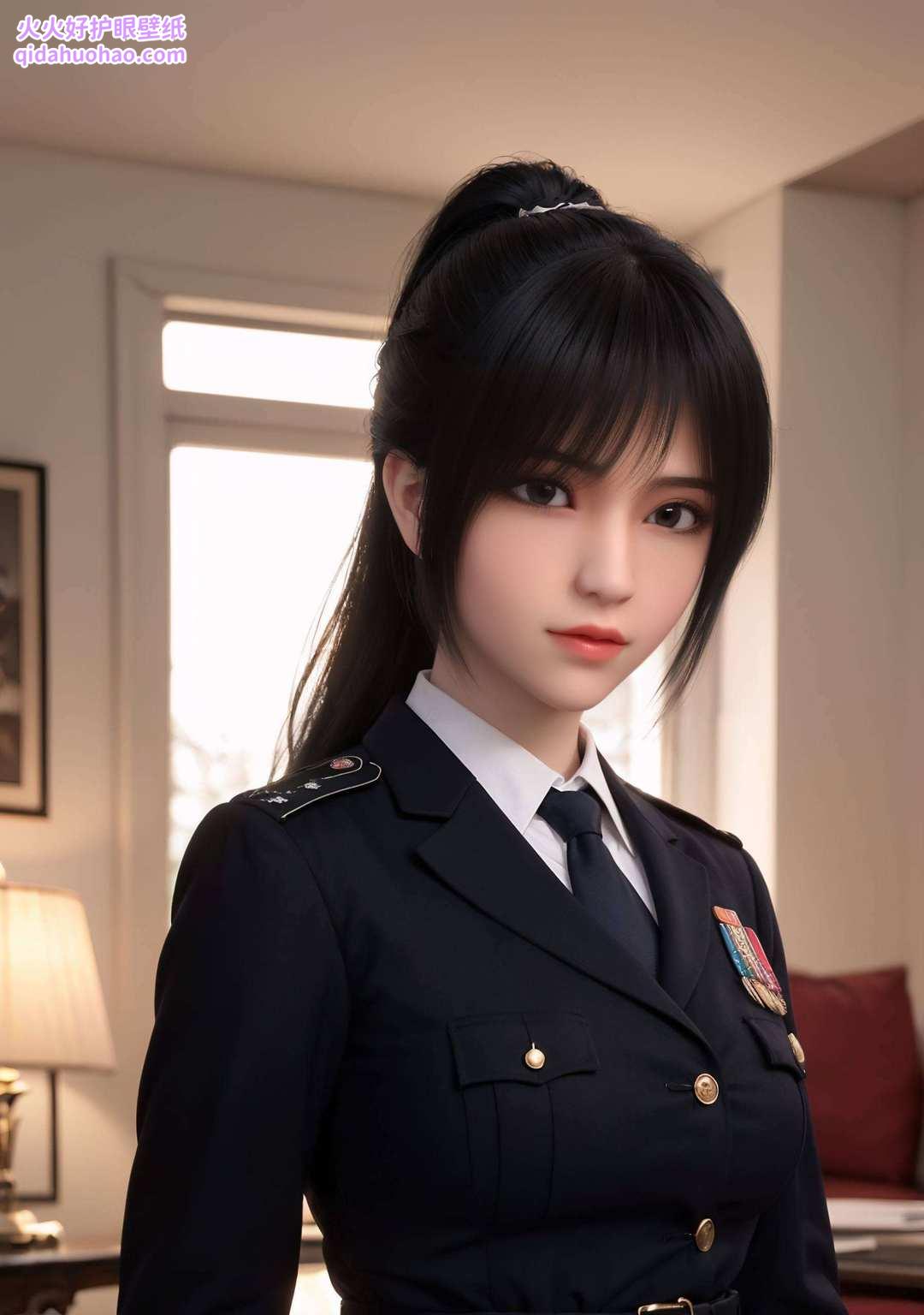 她的泪水是战斗中的无奈