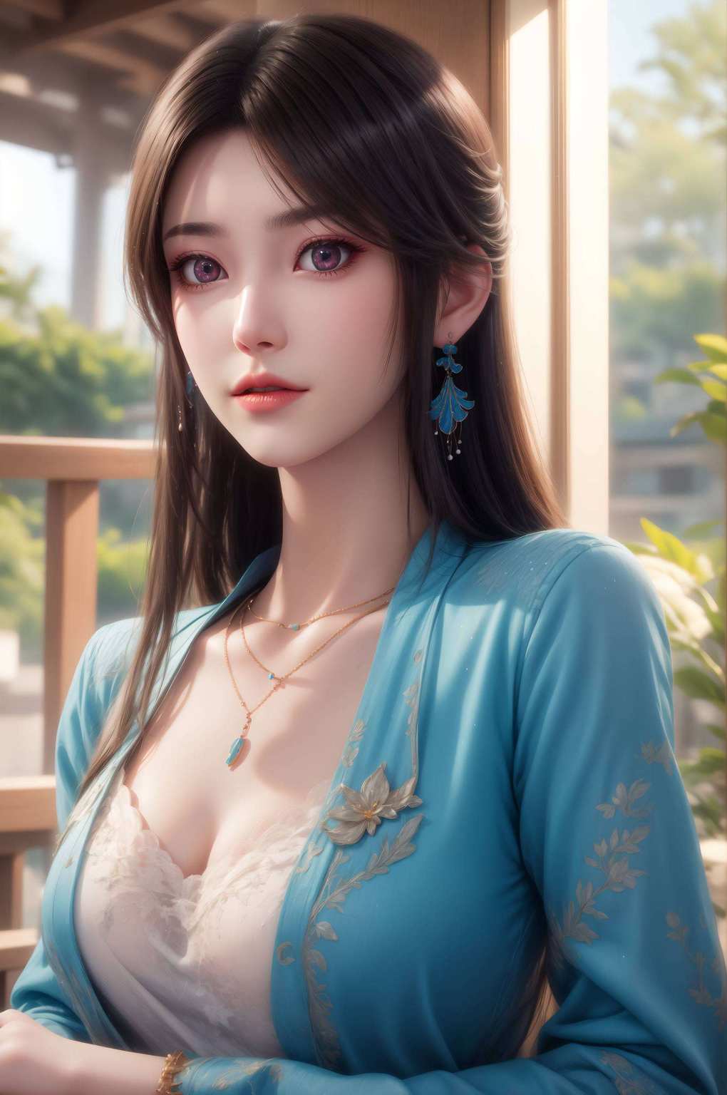 其形象若仙子如入画境