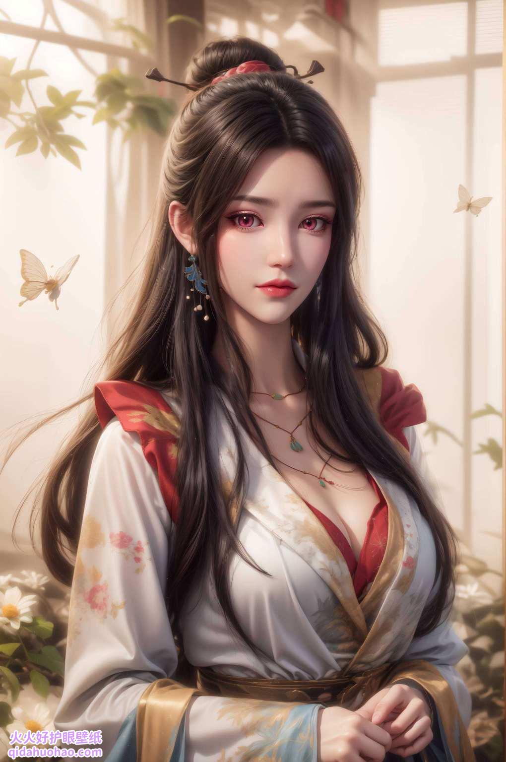 她的美貌与力量并存在这一刻尽显无疑