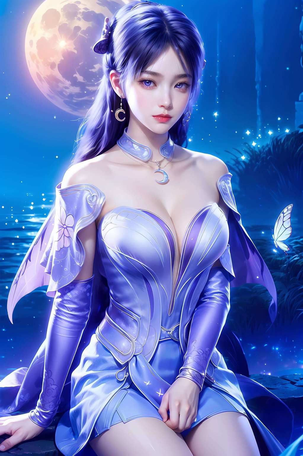 这款壁纸绝对能满足你的审美需求遮天国漫女神姬紫月的美照