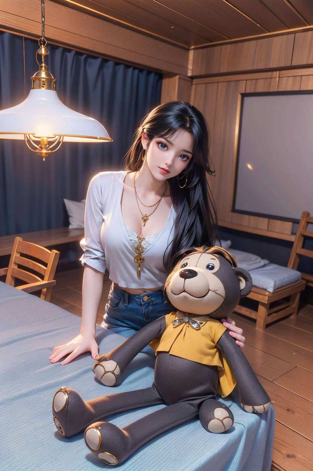 眼神中藏着深深的忧郁与坚韧她是诛仙世界中的灵动仙子