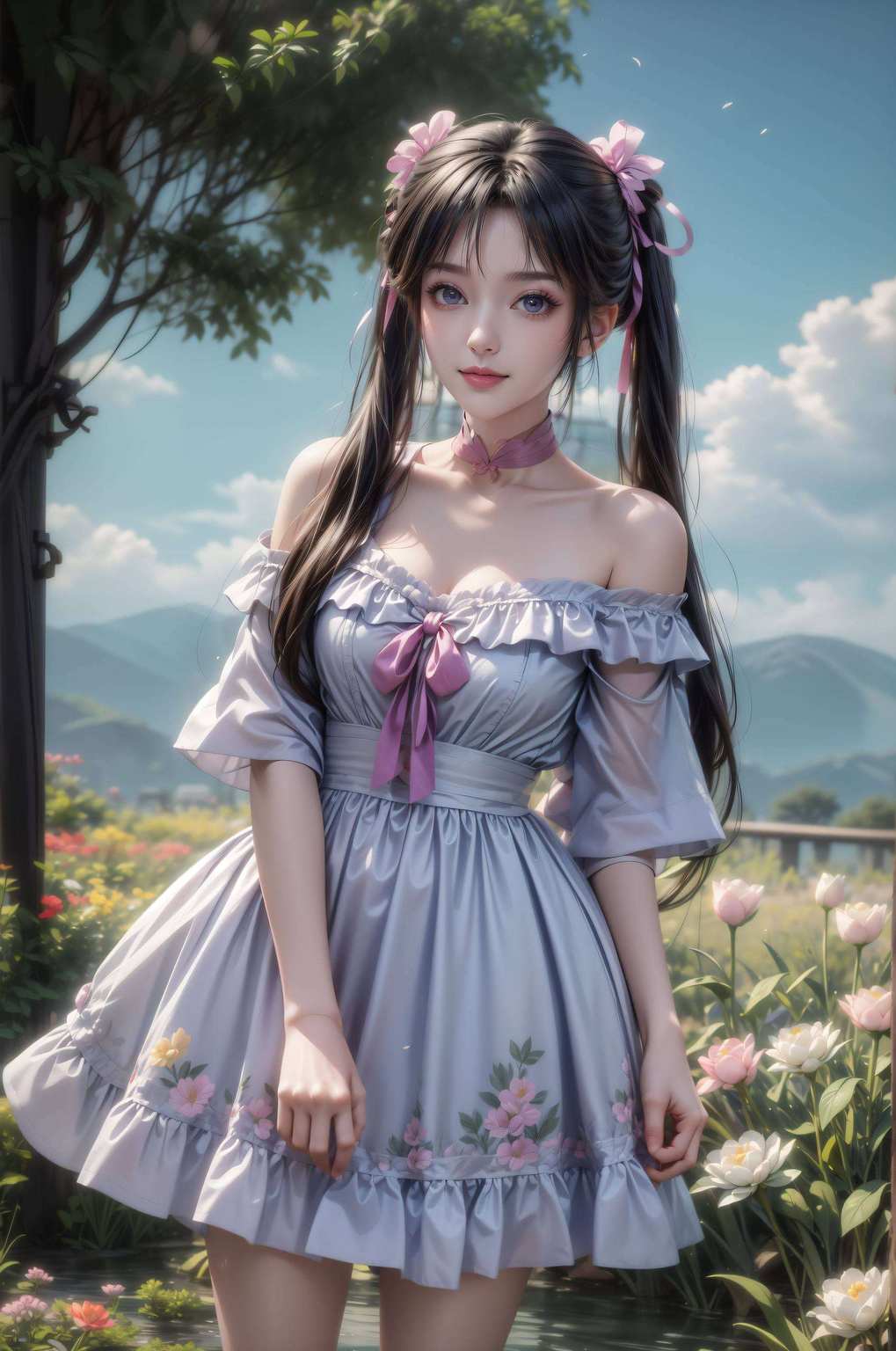 嘻嘻哈哈地说：“嘿眨着那双电力十足的眼睛