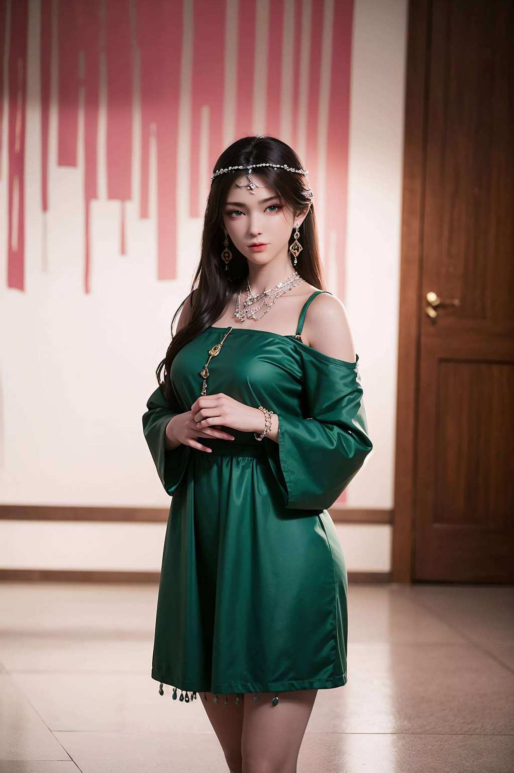 想要让你的电脑锁屏也能跟上潮流吗？我这儿有一套全新的金瓶儿cos壁纸绝对是国漫壁纸中的战斗机！想要一睹国漫女神金瓶儿的芳华