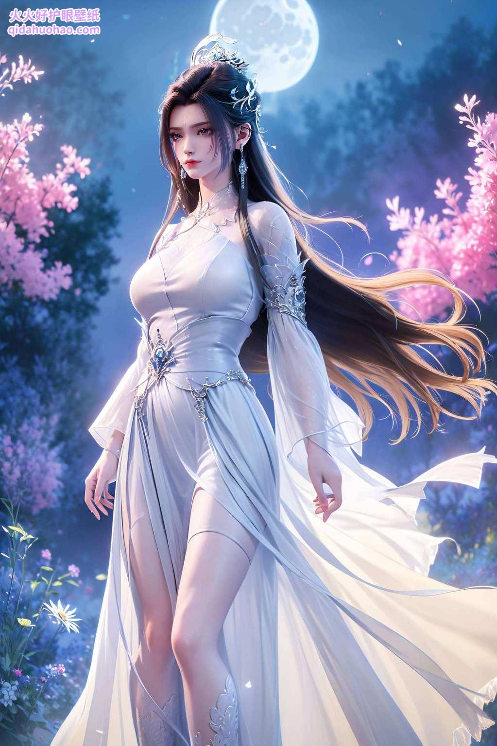 来点玄幻风吗？我这儿有一款超美的国漫女神壁纸——陆雪琪！她那仙气满满的身影让你的安卓桌面瞬间变身玄幻仙境