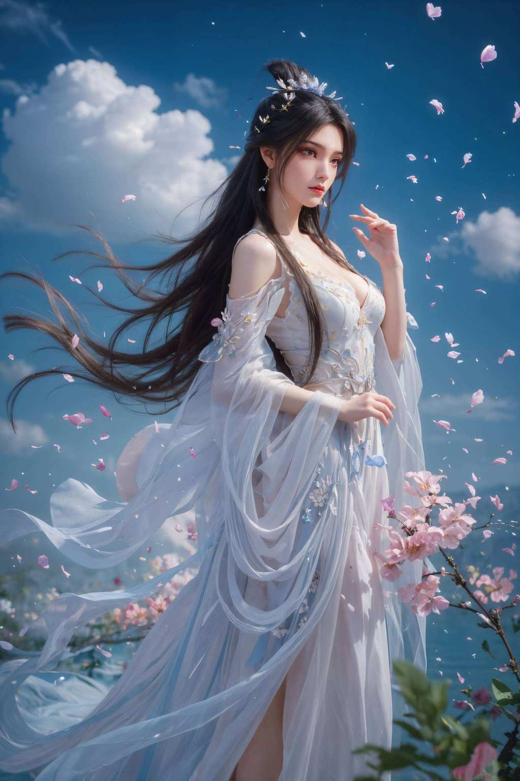 壁纸上的她眼神犀利保证你的平板一拿出来