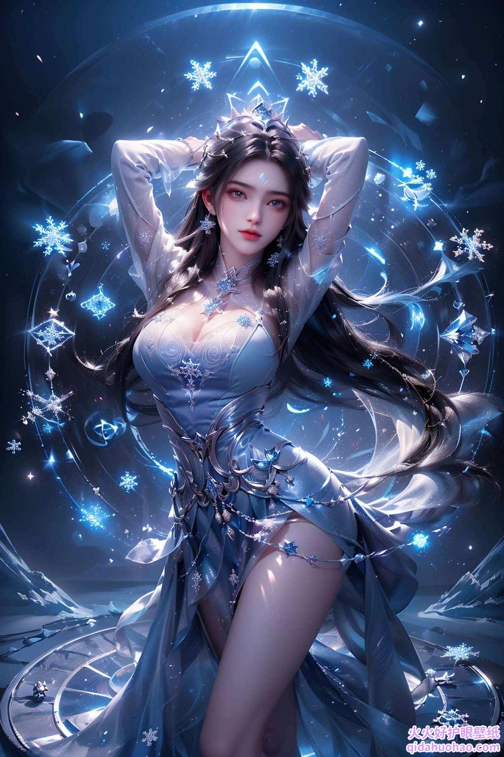 雪琪独立诛仙世界中一代佳人