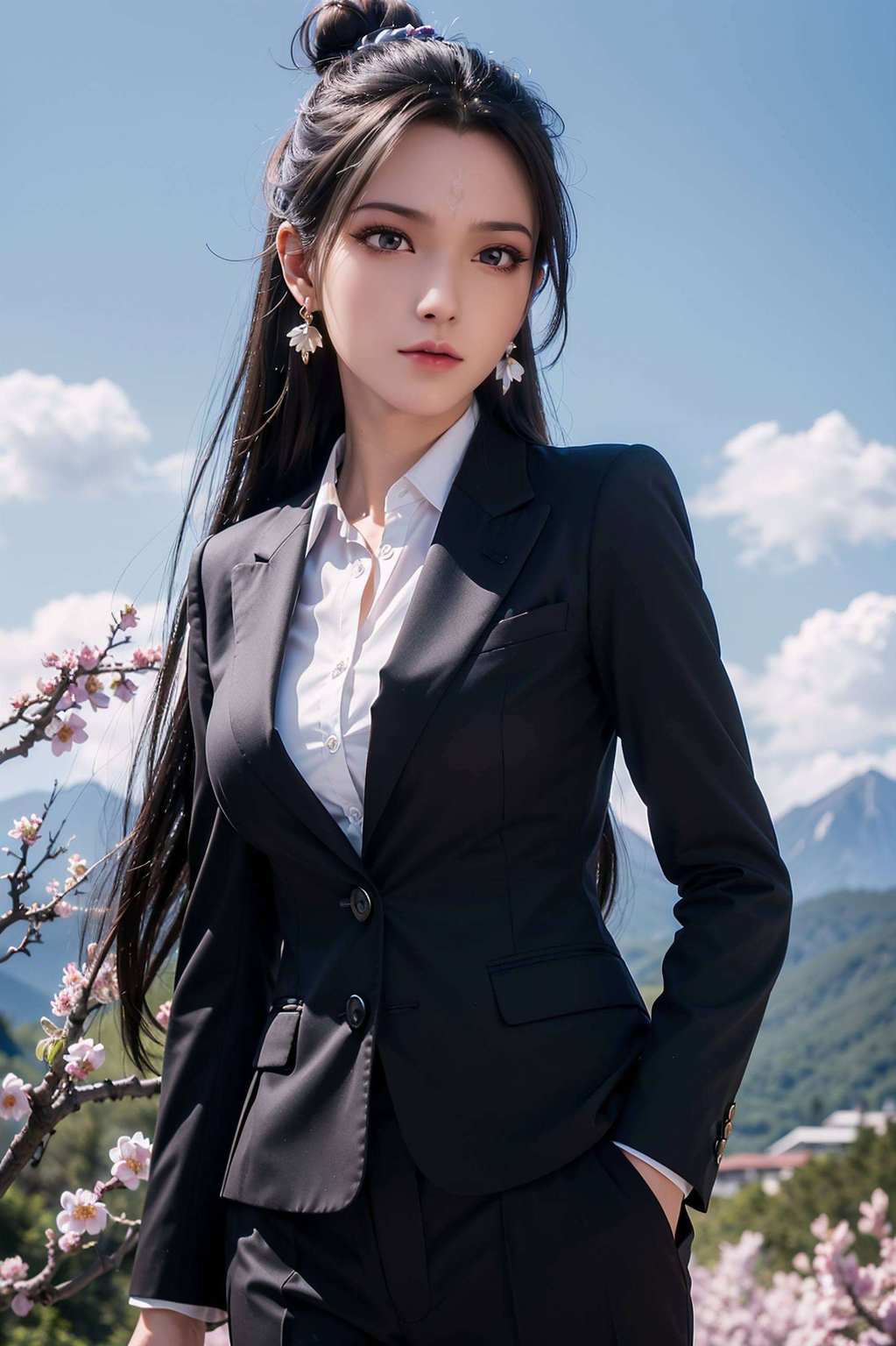 嘿嘿谁说国漫女神只能远观不能亵玩呢？这壁纸一出