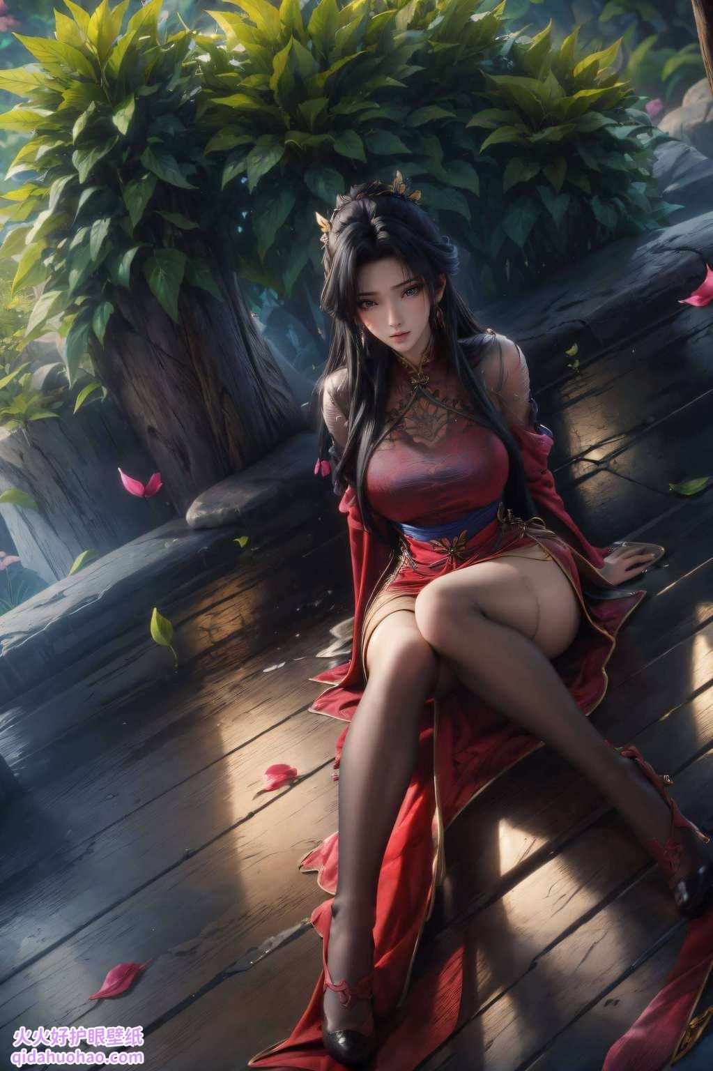 如同从玄幻世界中走出的仙子各位看官