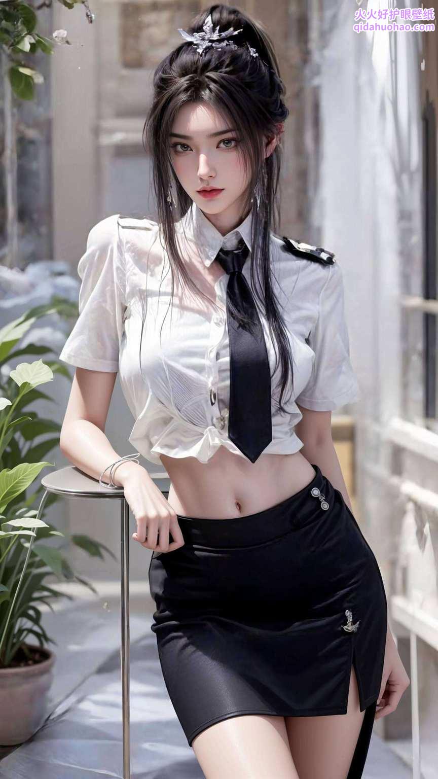 这位《诛仙》中的女神级人物ipad上的每一帧都是她那优雅又带点神秘的身影