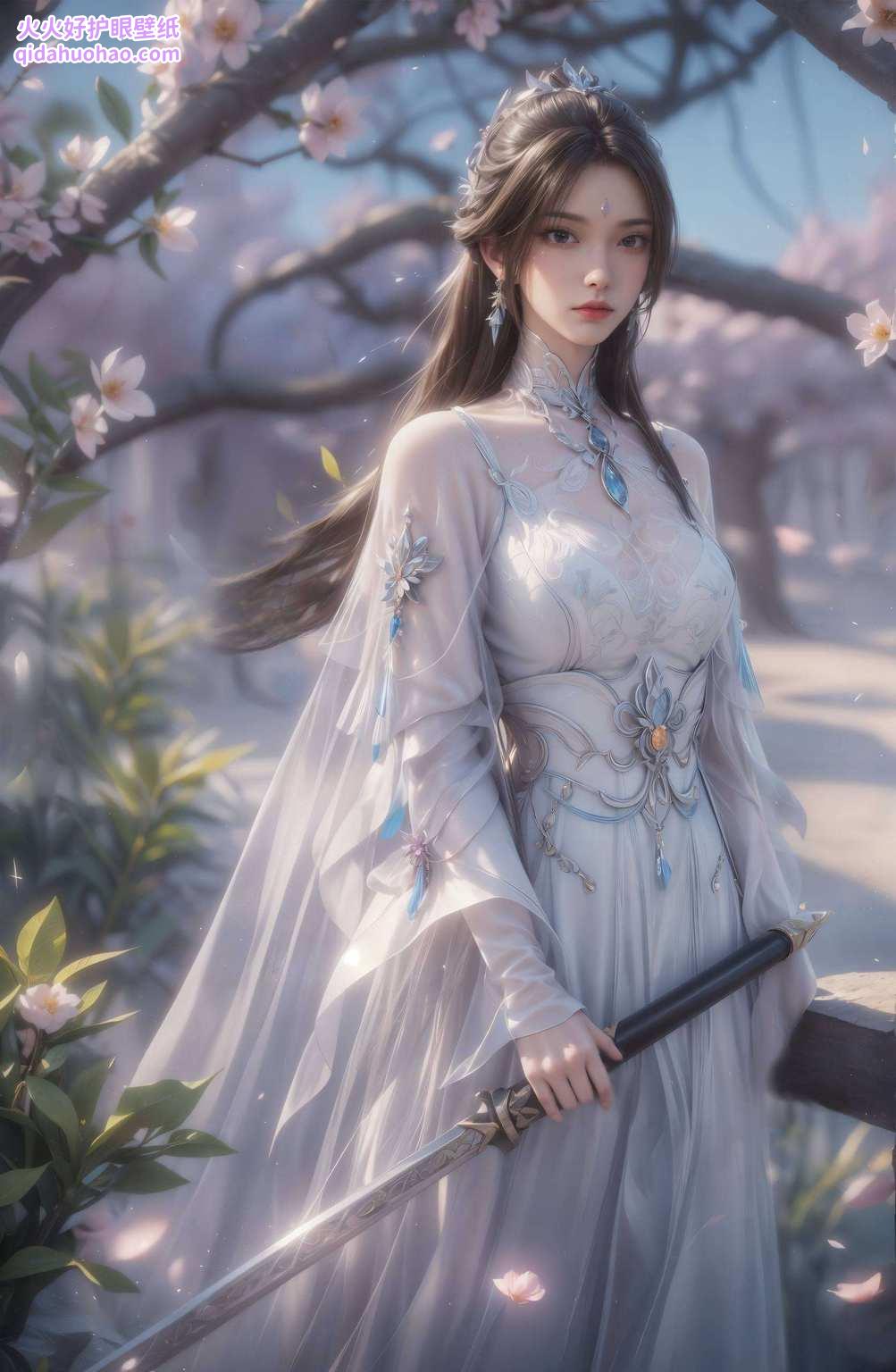 平时一脸冰霜那可是《诛仙》里的高冷女神
