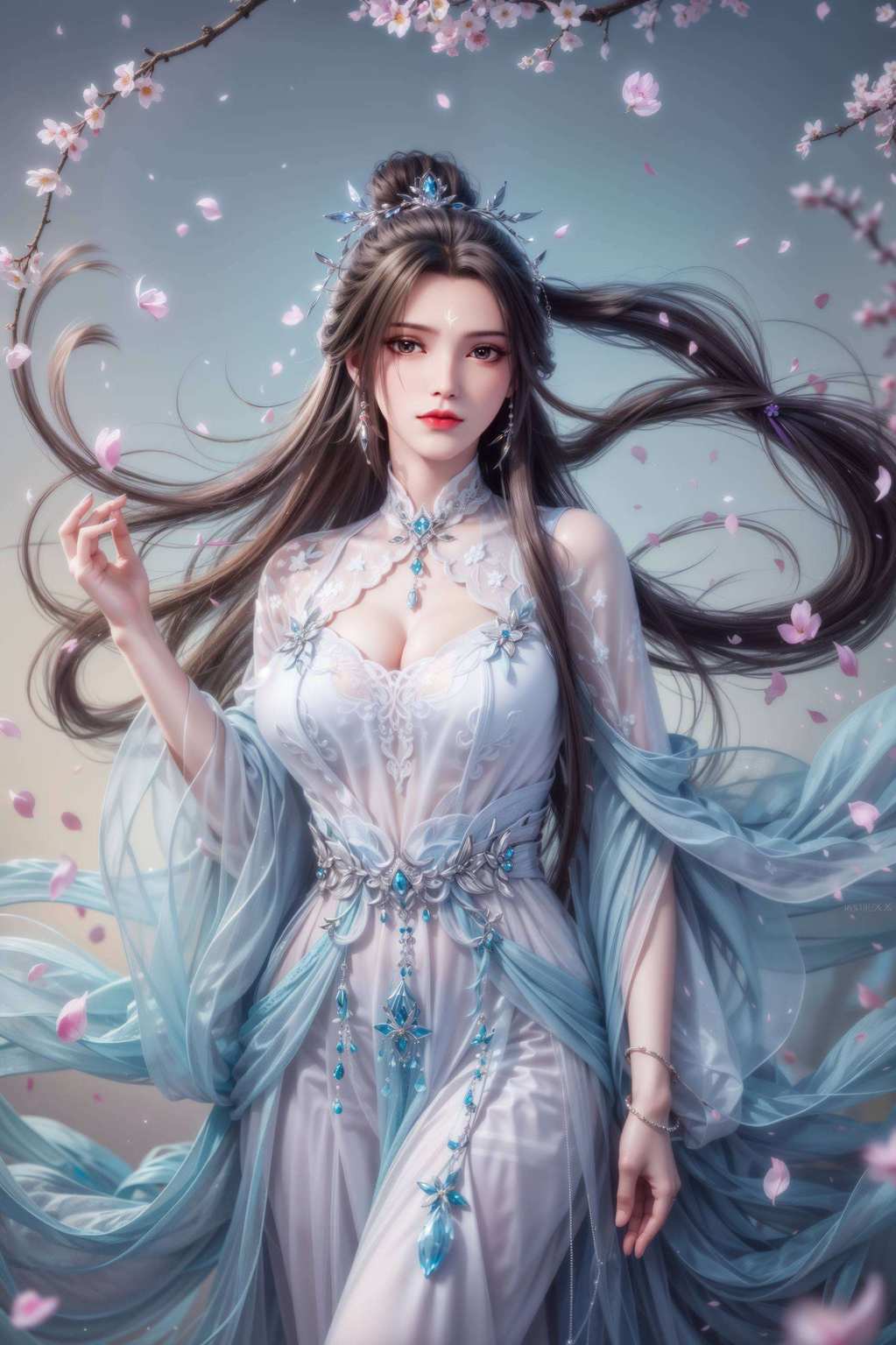 你不收藏她在这AI图片的极简壁纸世界里