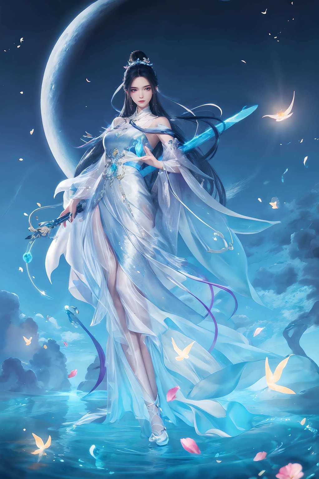 都是对繁华世界的温柔凝视她的倩影如同一缕春风