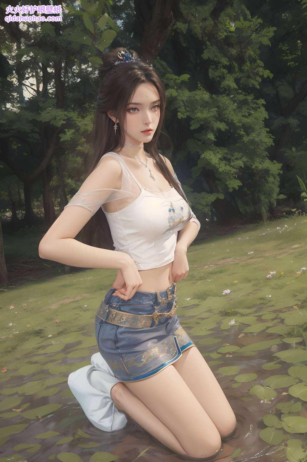 搭配上我们雪琪仙子的精致五官嘿