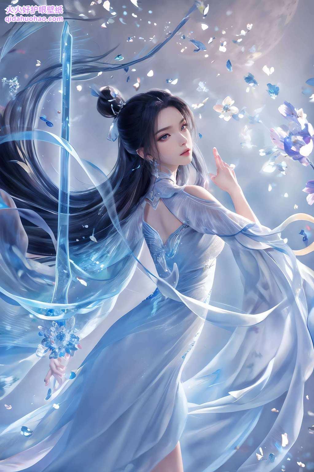 每一次挥舞长剑清新脱俗