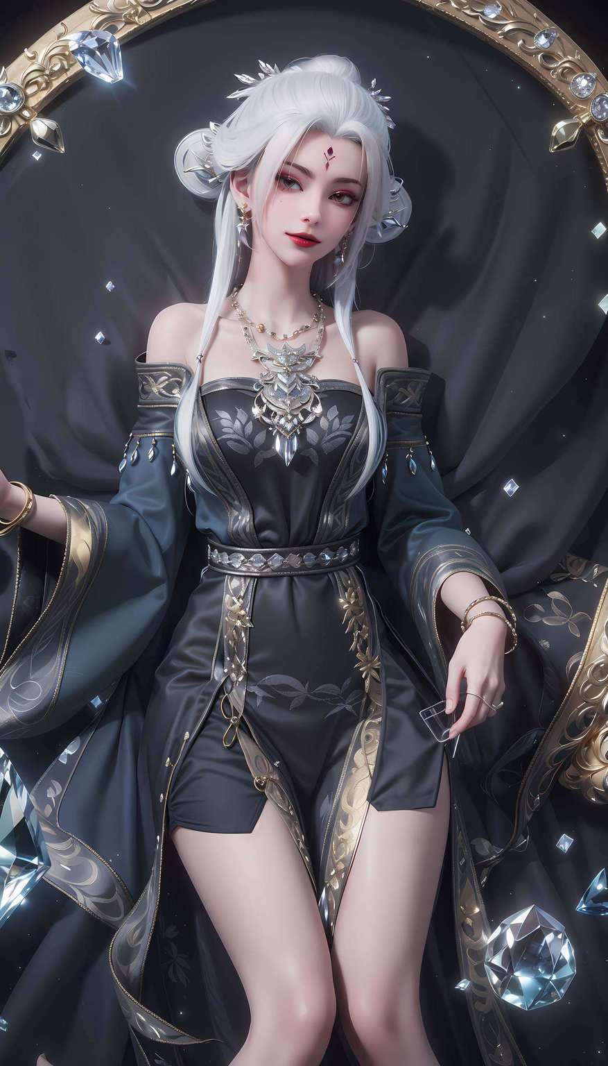 玄幻世界美女翩国漫女神韵味鲜,动画壁纸凝神韵