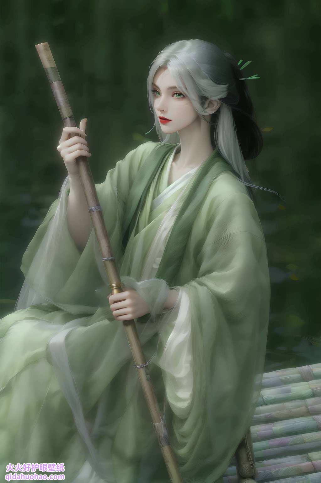 就是在国漫美女堆里捣乱瞧他那眼神