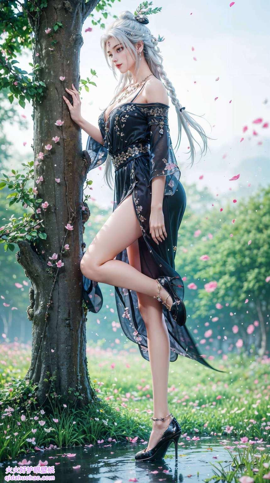 壁画一纸动漫美女